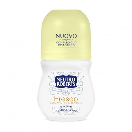 Neutro Roberts Frisk deodorant med bergamott og ingefærroll-on 50 ml