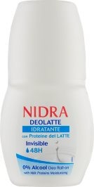 Nidra Fuktighetsgivende deodorant med melkeproteiner roll-on deodorant 50 ml
