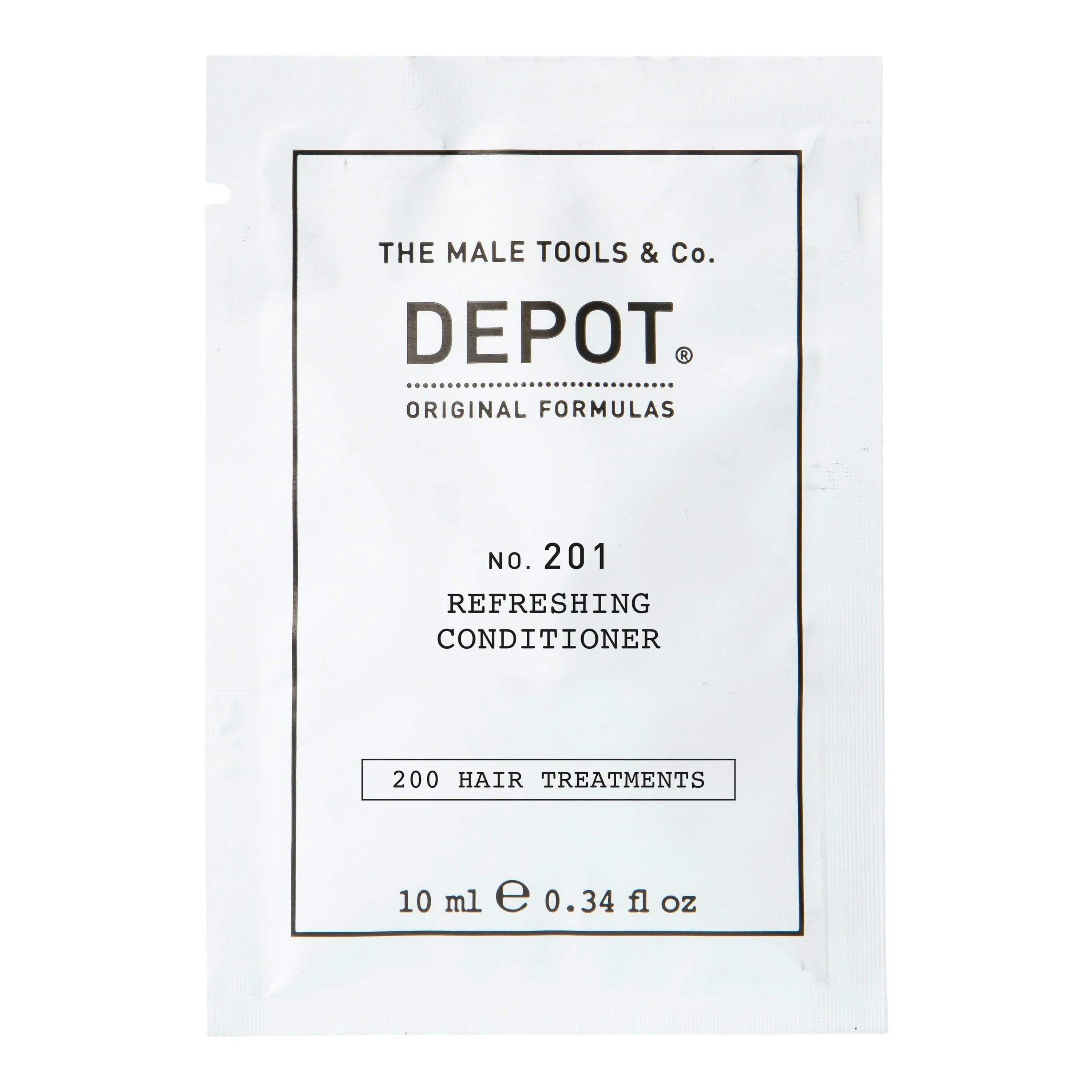Depot, 200 Hair Treatments Nr. 201, Botanical Complex, Haarspülung, zur Revitalisierung, 10 ml