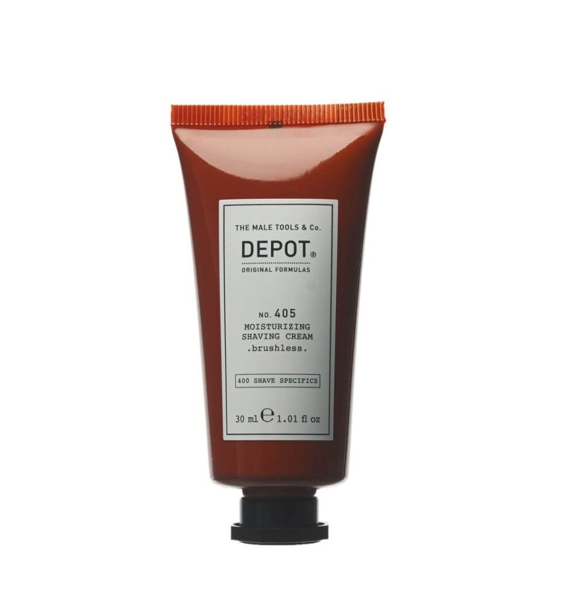 Depot, 400 Shaving Specifications Nr. 405, Allantoin, Feuchtigkeitsspendend, Rasiercreme, 30 ml