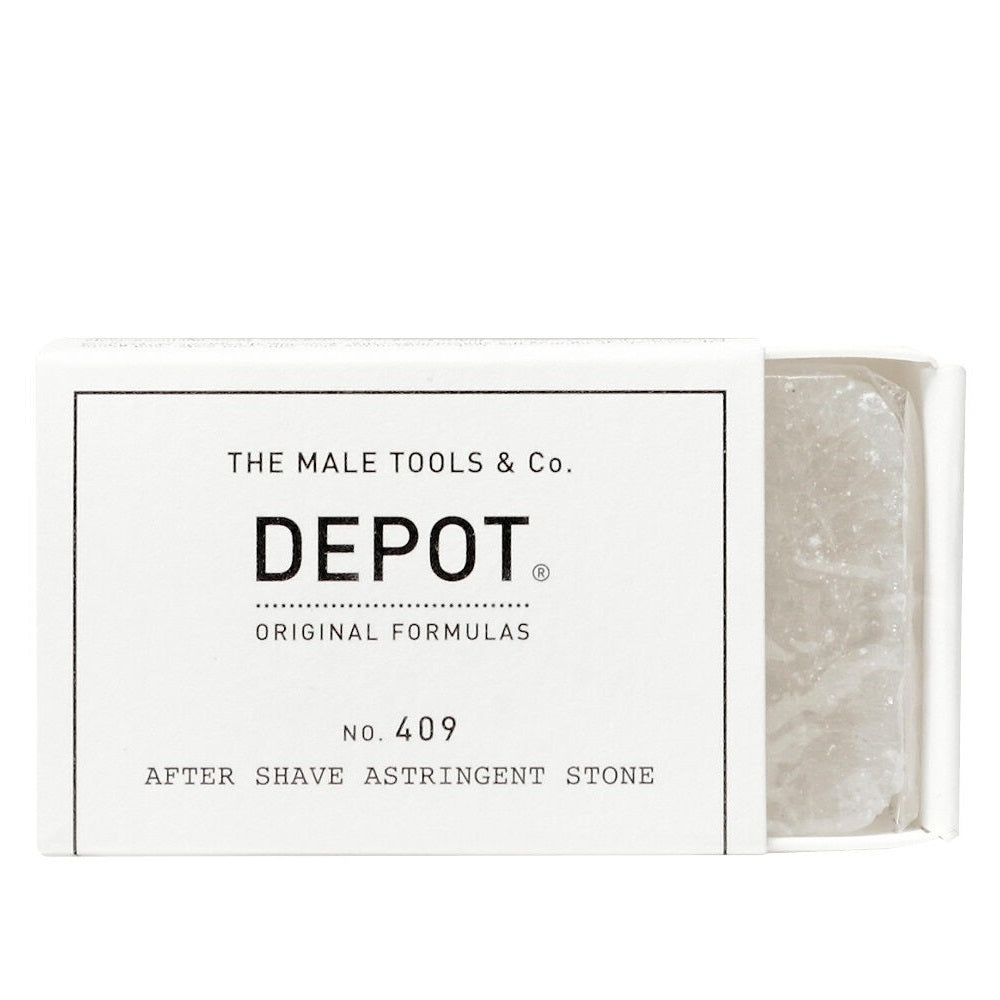 Depot 400 Shaving Specifications No. 409 Potassium Alum Soothing Aftershave Astringent Stone 90g