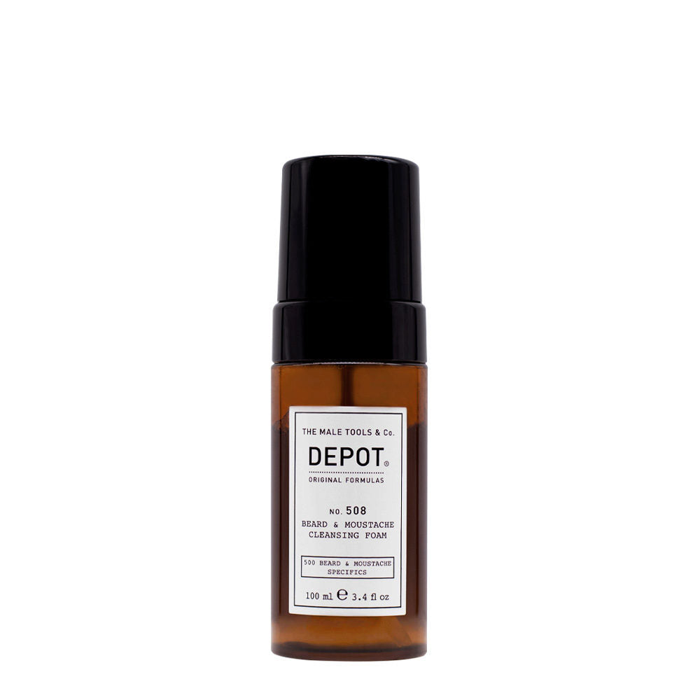 Depot, 500 specificații pentru barbă și mustață n. 508, spumă pentru barbă, pentru curățare, 100 ml