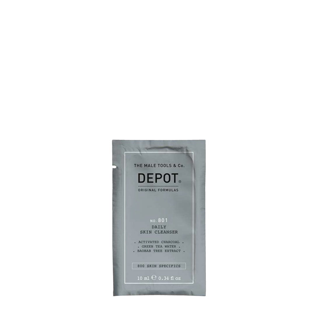 Depot 800 Specificații pielii Nr. 801 Gel de curățare facial detoxifiant cu cărbune activat 10 ml
