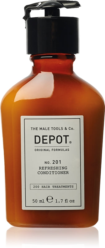 Depot nr 201 Odświeżająca odżywka nawilżająca do włosów błyszczących i miękkich 50 ml