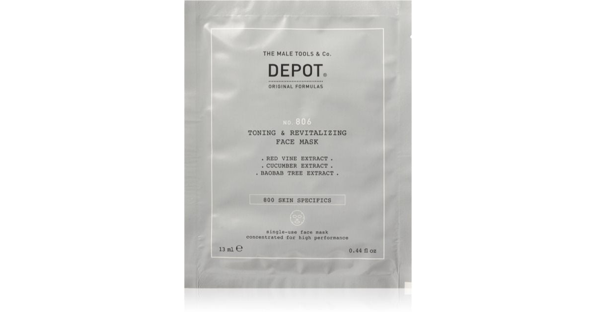 Depå nr 806 Toning & Revitalizing Face Mask 13 ml