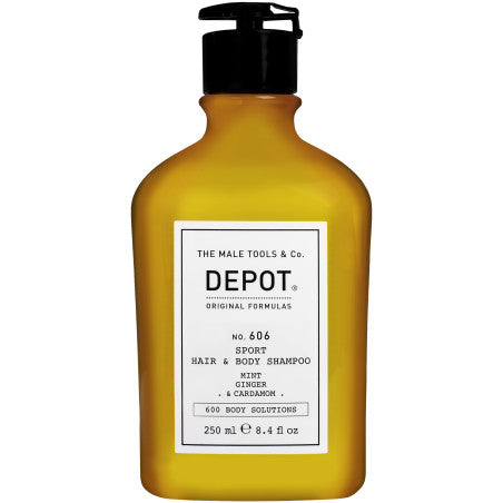 Depot numero606 Demachiant sportiv pentru par si corp 250 ml