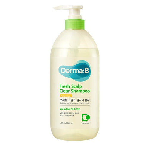 Derma:B - Fresh Scalp Clear Shampoo - 1000ml - Floral Green