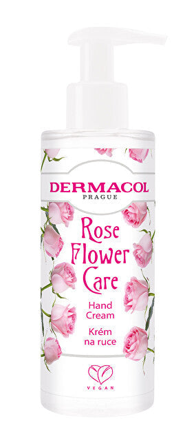 Dermacol Růže Flower Care Hand Cream with Dispenser 150 ml