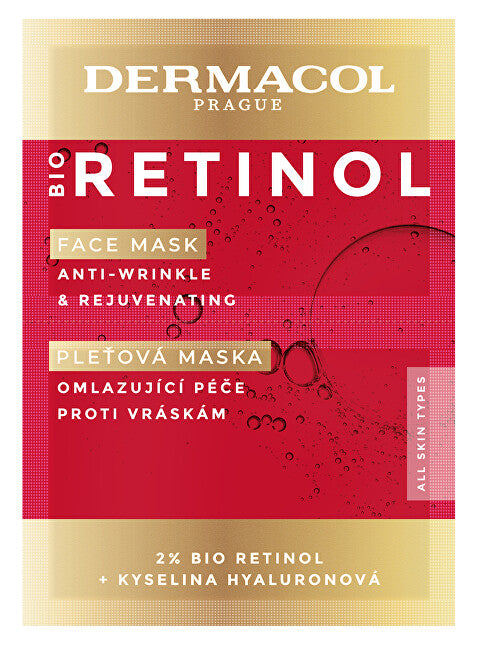 Dermacol Bio Retinol Face Mask 2 x 8 ml