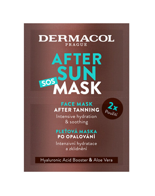Dermacol Aftersun face mask 2 x 8 ml