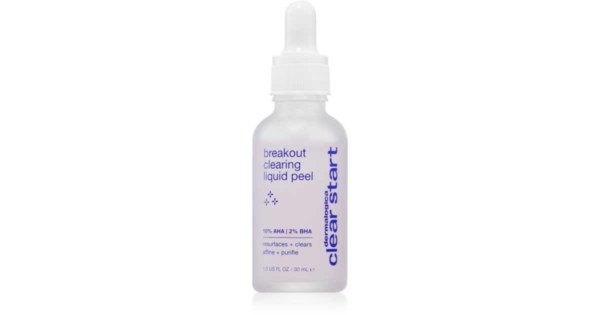 Dermalogica Clear Start Breakout Clearing Liquid Peel - Peeling unificator împotriva hiperpigmentării pielii - 30 ml
