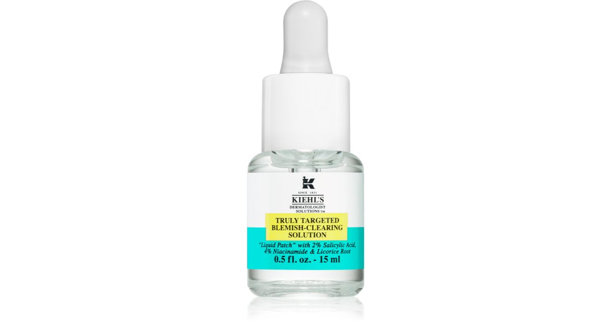 Kiehl's Dermatologist Solutions Sérum anti-imperfections véritablement ciblé pour peaux à tendance acnéique pour femmes 15 ml