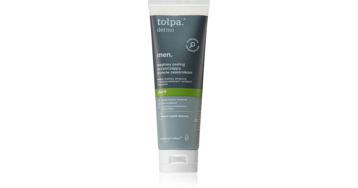 Tołpa Dermo men Exfoliant pur de curățare împotriva punctelor negre 100 ml