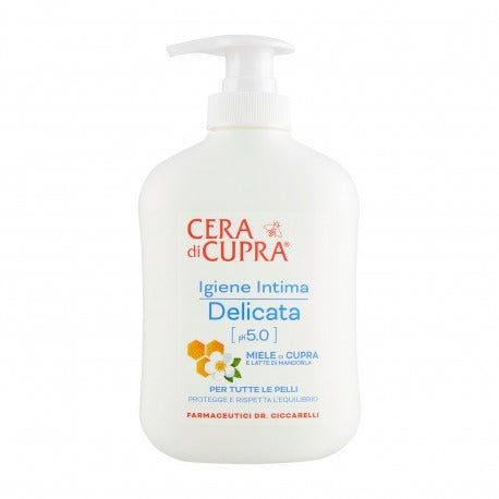 Cera Di Cupra Delicate Intimate Cleanser Ph 5.0 For Feminine Hygiene 250 Ml