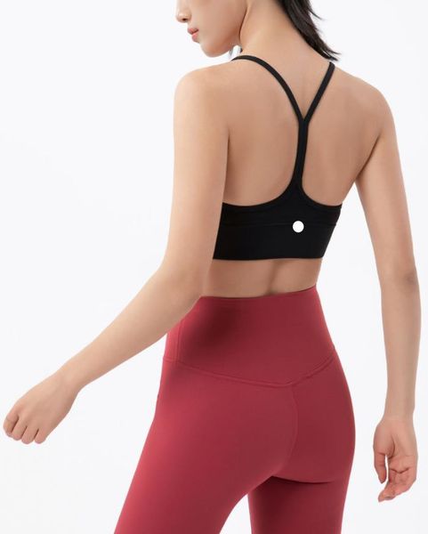 Stretch Y-shaped Yoga Bra Women Classic Y Bras Breathable Sports Tank Underwear Jogging Padded Gym Running Lingerie