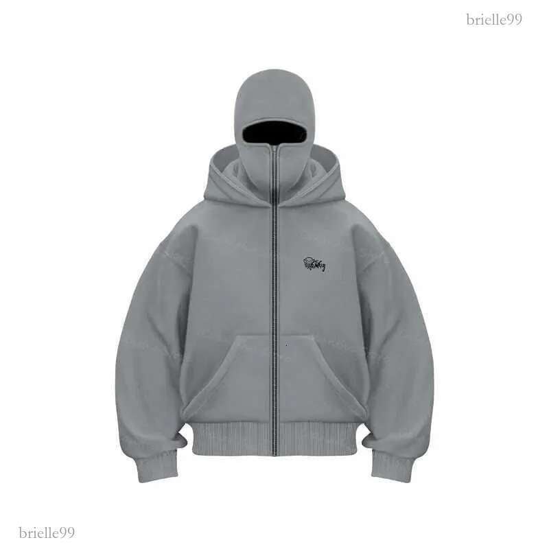 Mens Winter Hoodie with Balaclava Face Mask Zipper Design Sports Jacket for Outdoor Activities Hiking Travel Running SweatshirtC250213