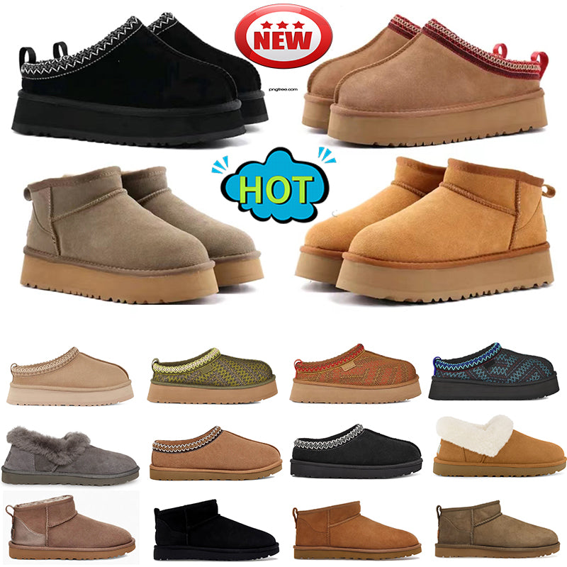 uggssneaker Australia mens Tazz Slippers Women chestnut womens winter Snow Slipper clogs men