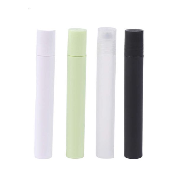 10Ml Empty Perfume Roll Roller Ball Bottle Plastic Stainless Steel Liquids Oil Container Refillable Bottles Holders