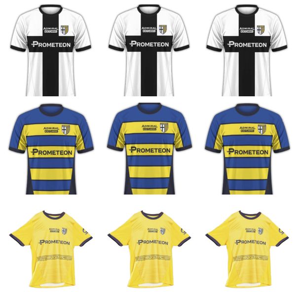 24 25 Parma Mens Soccer Jerseys 2024 2025 OSORIO BENEDYCZAK ESTEVEZ CHARPENTIER BERNABE BONNY BEGIC CAMARA SOHM Home Football Shirts Uniform