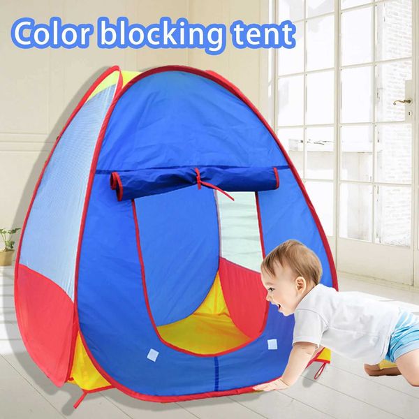 Childrens Color coded Indoor Tent Toys Playground for Boys and Girls Baby Playhouse Folding Ocean Ball Pool Room W241230