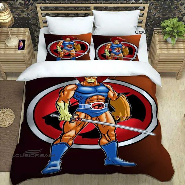 Thundercats anime printed Bedding Sets exquisite bed supplies set duvet cover bed comforter set bedding set luxury birthday gift X250203