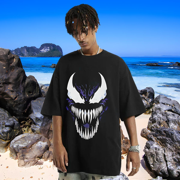 Loose Fit T Shirts Men Breathable Short Sleeve Casual Beach Mens Tshirts DIY Logo Classic Tops