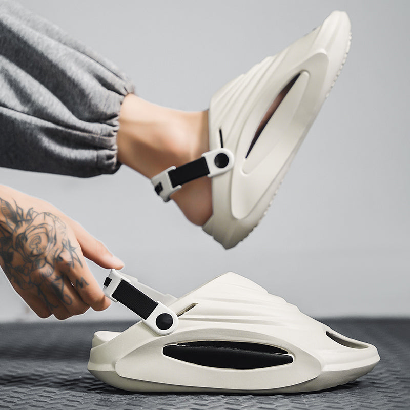 New Men&#039;s Outdoor Sandals Slippers Beach Comfortable Soft Sole Slides Clogs Casual Shoes Men Beach Sandals Big Size 46 47 48 49