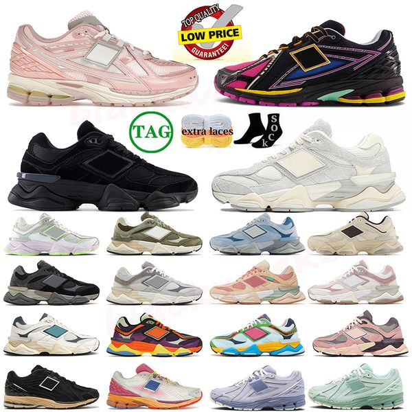 9060 Designer Running Shoes men women Triple Black Castlerock Quartz Grey Rain Cloud Grey Sea Salt Sneakers Neon Nights Lunar New Year Pink