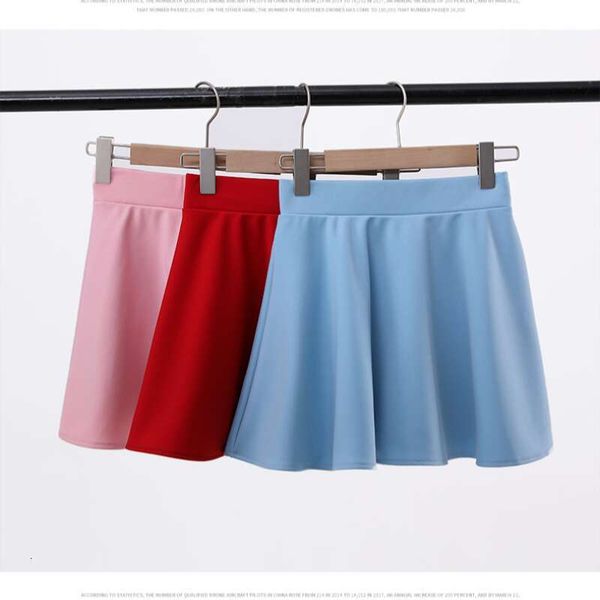 Skirt Women&#039;s With Shorts Pink 2023 Korean Summer Clothes Jupes Femme White Tennis Sporty Mini Skirts School Uniform For Girls s