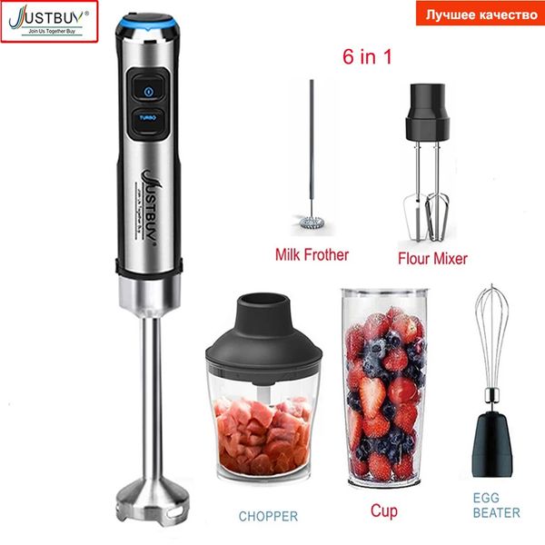 LED Factory Price 1500W 64 in 1 Electric Stick Hand Commercial Blender Food Processor Egg Whisk Mixer Juicer Meat Grinder 240725