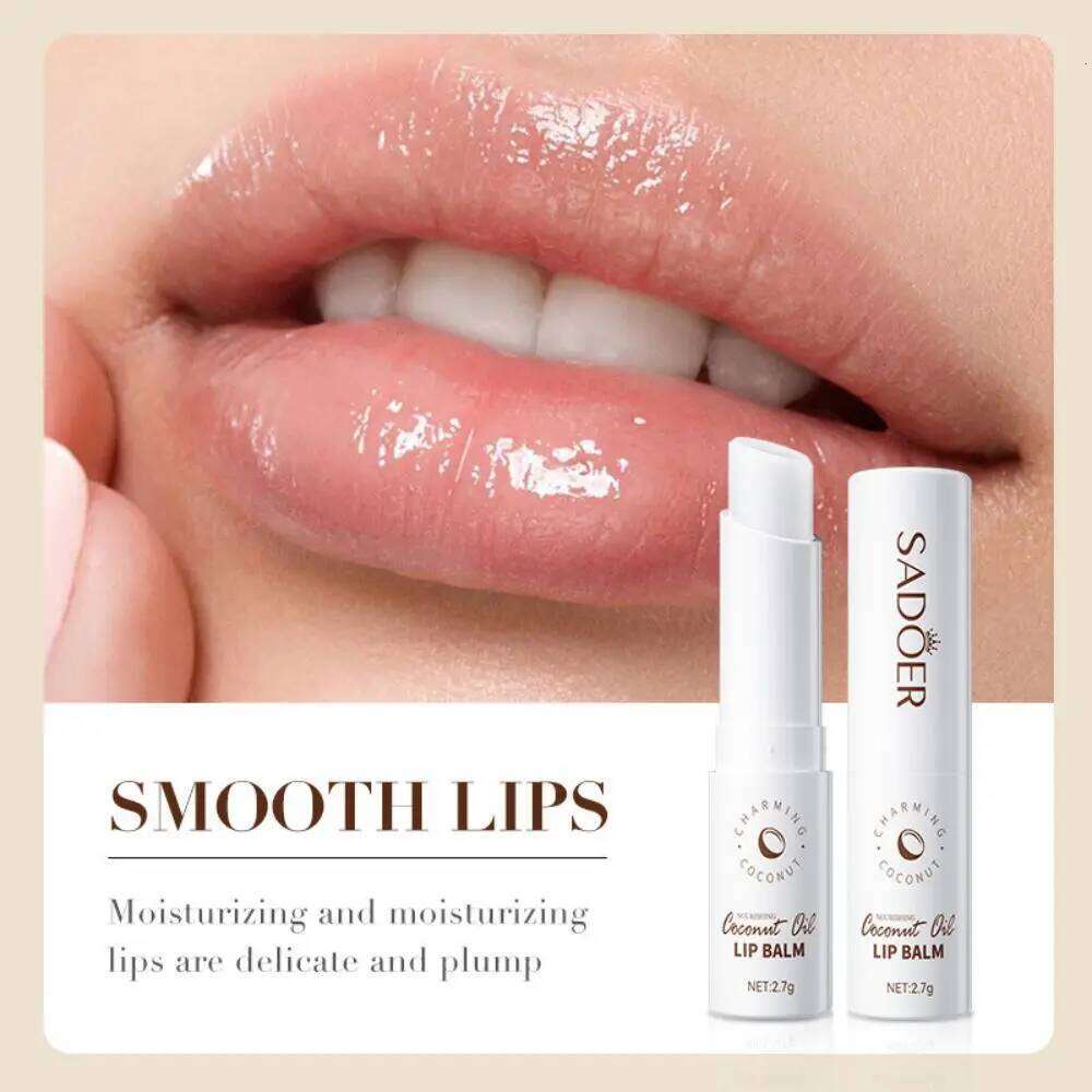 free shipping Coconut Lip Balm - Lasting Nourishment and Moisture for Men and Women - Daily Care Lip Balm