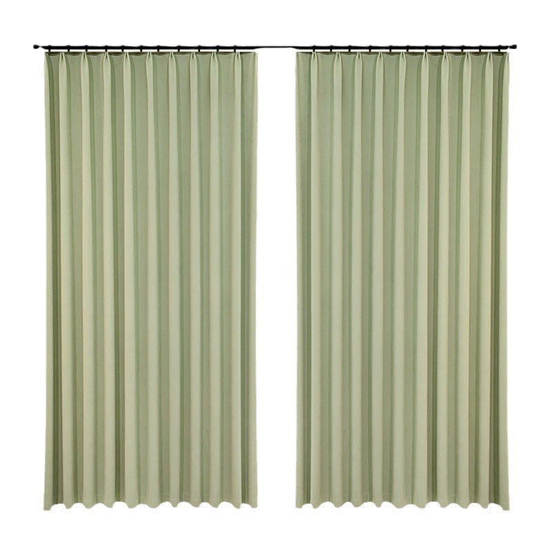 T0005 New chenille jacquard curtain high light-shielding living room bedroom high temperature setting curtain fabric manufacturer