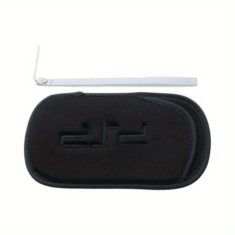 TEMU Nylon Carrying Case 1000-2000-3000 - Black With Embossed , Wrist Lanyard & Screen Protector Storage Pouch, Sturdy Storage Bag