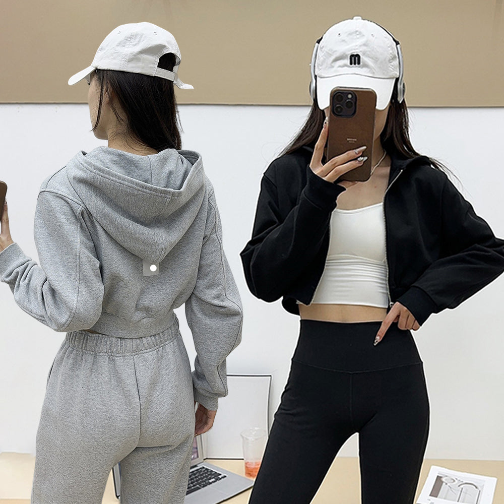 Sports Coats Tracksuit Designer Zip Hoodie Pants Women Hooded Sportswear Yoga Running Jogging Breathble Tops Trousers