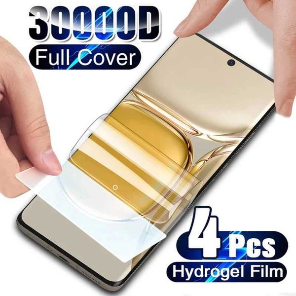 4Pcs Full Cover Hydrogel Film For P30 P20 P40 Lite SCREEn Protector For P30 P40 P50 Mate 30 20 40 Pro Lite Film M250120