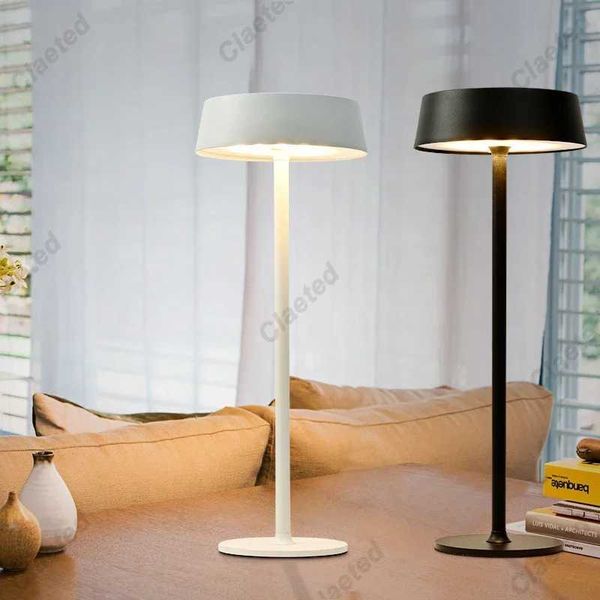 Portable Table Lamp LED Bedside Lights Rechargeable Modern Wireless Desk Lamp Night Light for Study Room Decor Camping Lamp Z250211