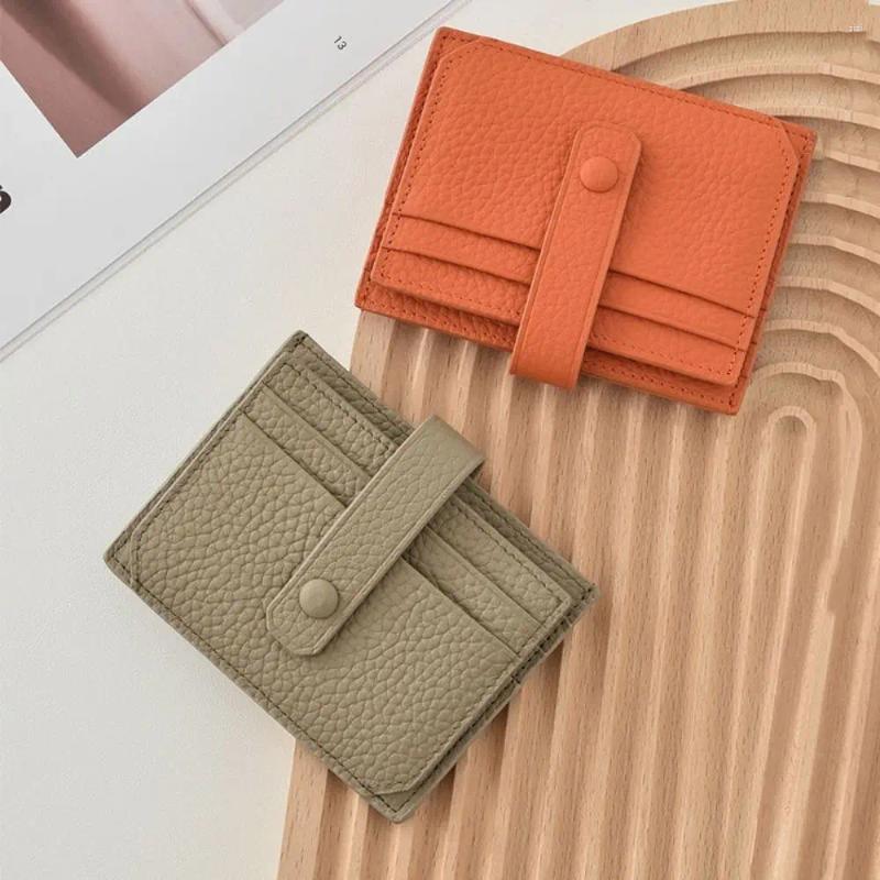 Card Holders Multi-card Slot Holder Ultra Thin Multi Pockets Clip Change Storage Coin Purse Women