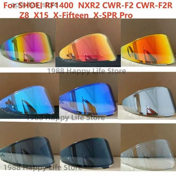 Cycling Helmets Helmet Visor for SHOEI Z8 NXR2 RF1400 RF-1400 CWR-F2 CWR-F2R X15 X-Fifteen X-SPR Pro Shield Sunscreen Windshield Helmet Part