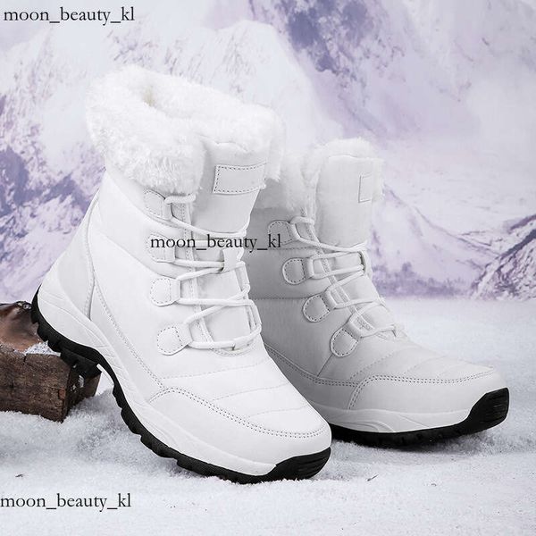 designer boot Cross border plus winter thick soled new anti cold collar with plush casual fashion snow boots fashion Cotton Shoes 2cc