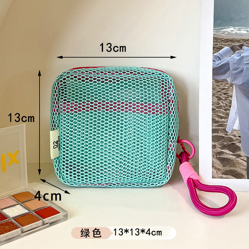N297-A5 ins style rhombus skin care cosmetic bag portable large capacity high value travel wash waterproof storage bag