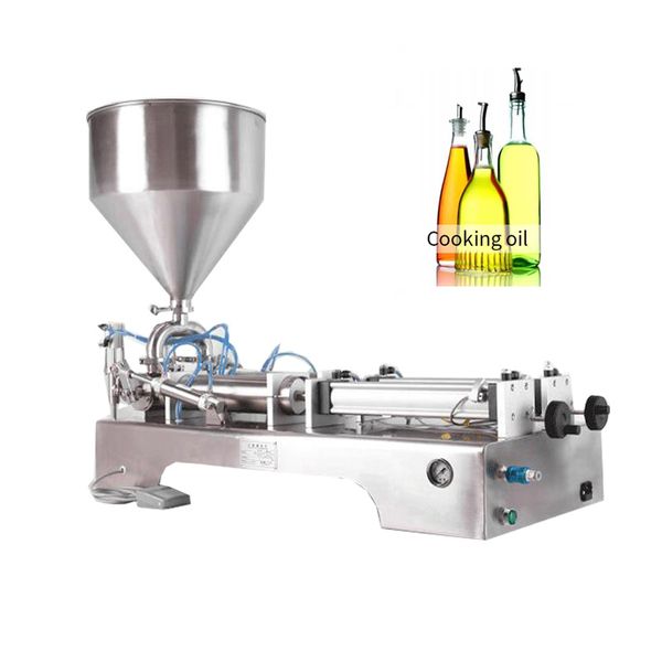 Double Head Liquid Filler Shampoo Pneumatic Filling Machine Piston Tomato Butter Peanut Butter Paste Filling Machine