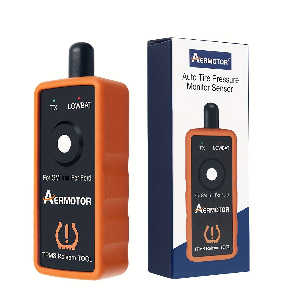 TEMU Aermotor 2 In 1 Plus Super Tpms Tool For Ford For Gm Automotive Tire Pressure Monitor Sensor 315-433 Mhz Reset Tool 2in1 Activation Tool
