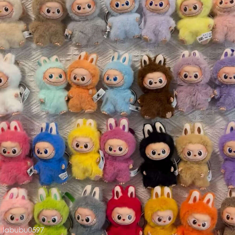 Labubu Doll V4 Heart Code Series Monsters Big Into Energy Series Blind Box Kawaii Figure Face Doll Clothes Doll Keychain Decor Gift Blind Bag with B