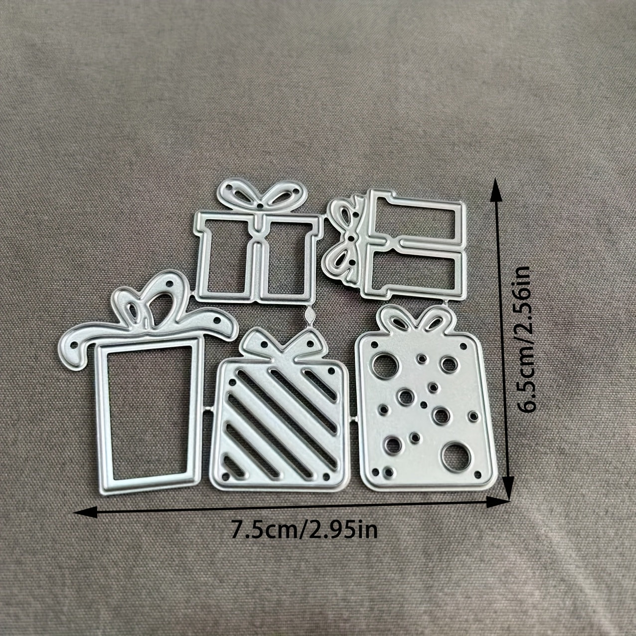 TEMU 1pc Gift Box Metal Stencil, Diy Scrapbooking Embossing Die Cut, Handmade Greeting Card Making Metal Cutting Dies, Gift Card Making Tools