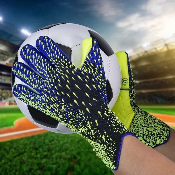 Goalie Gloves Latex Soccer Goalkeeper Gloves Anti-slip Thicken Football Goalie Gloves Finger Protection Soccer EquipmentXJ241023