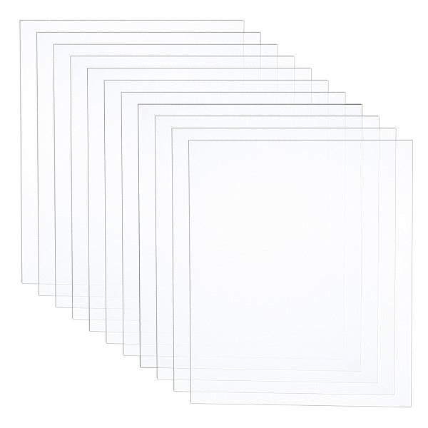 Transparent Plastic Board with Protective Paper for Photo Frame Replacement
