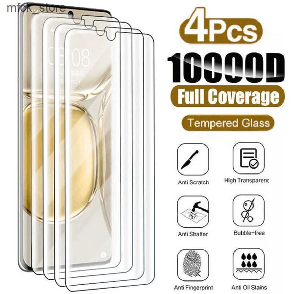 Cell Phone Protectors 4PCS Protective for A52 A32 A72 A12 A22 A52S 5G Screen Protector on A51 A71 A21S A31 A50 A70 A13 A53 Glass J241202