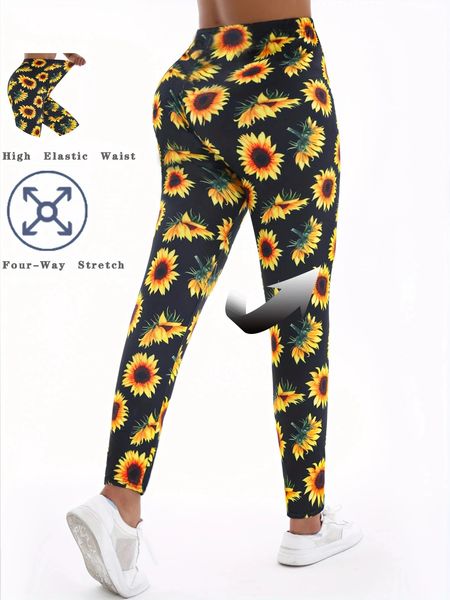 Sunflower escovados calças apertadas para mulheres jeans de jeans de alongamento de alongamento de fitness yoga sexy lápis 250113