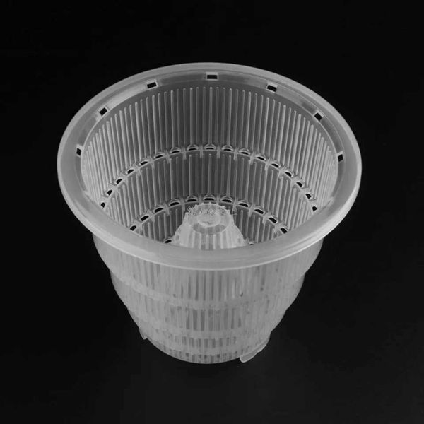 Mesh basin plastic transparent orchid container plant gardening decoration balcony decoration plants Y250115