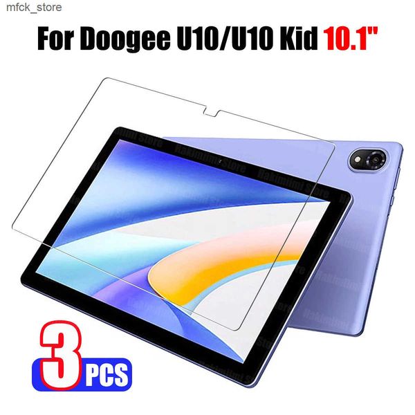 Tablet PC Screen Protectors Screen Protector for Doogee U10-U10 Kid (10.1 Inch) 2023 Released Transparent Anti-scratch HD Tablet Tempered Gl